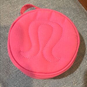 Lululemon Pink Round Pouch